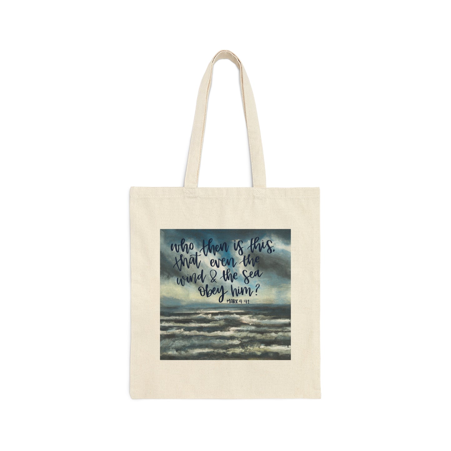 Who Then Is This Cotton Canvas Tote Bag