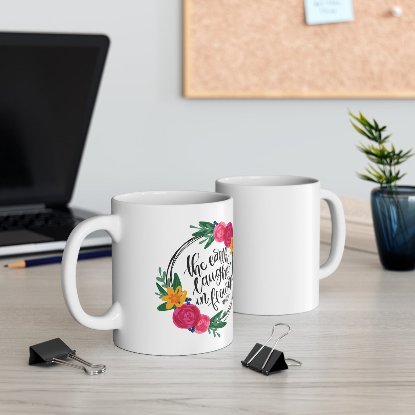 The Earth Laughs In Flowers Mug