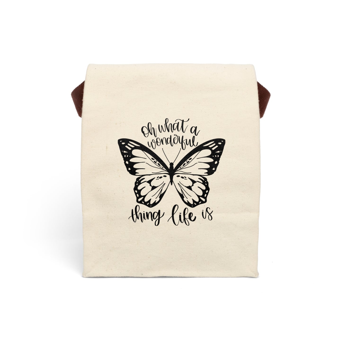 Wonderful Life Canvas Lunch Bag