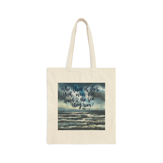 Who Then Is This Cotton Canvas Tote Bag