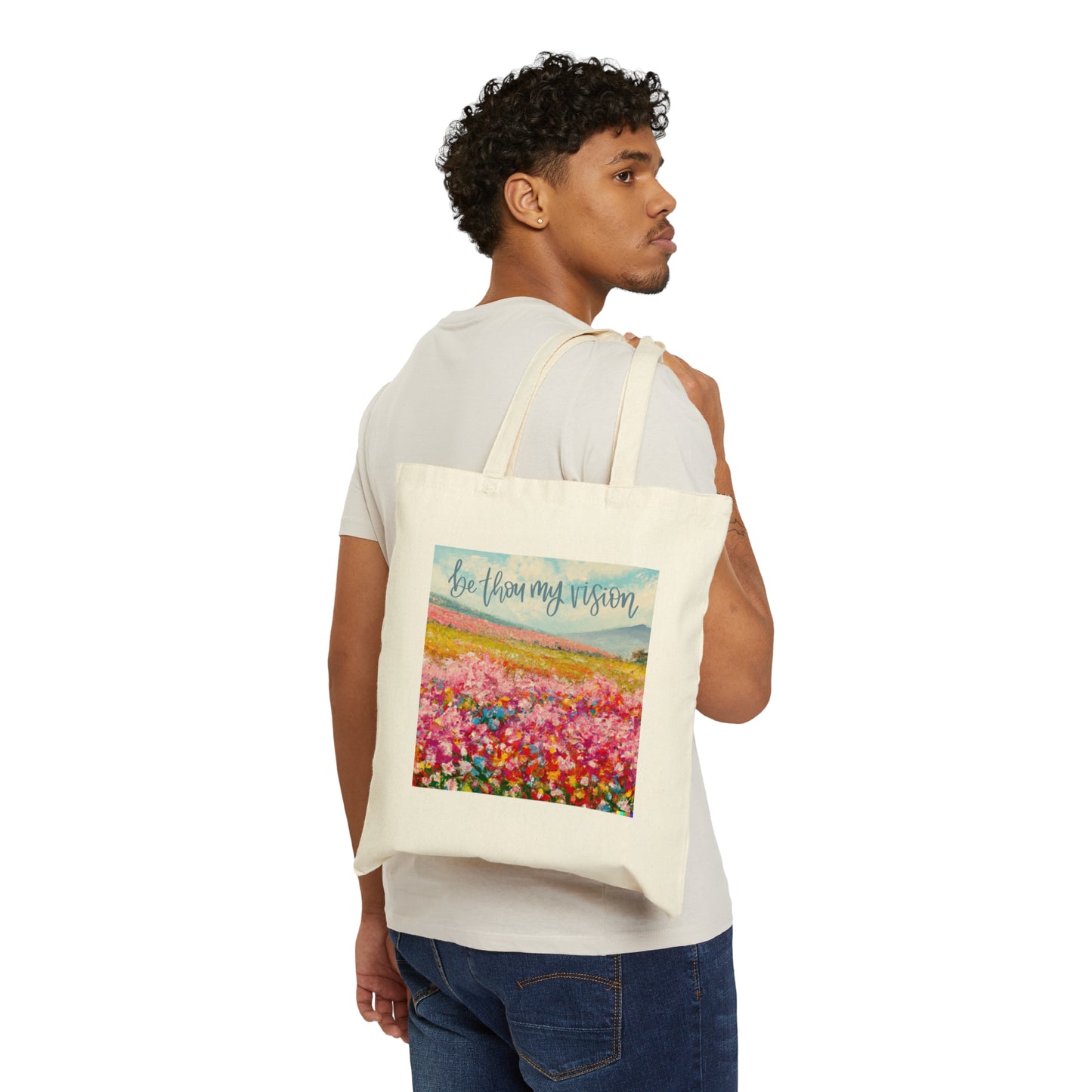 Be Thou My Vision Cotton Canvas Tote Bag