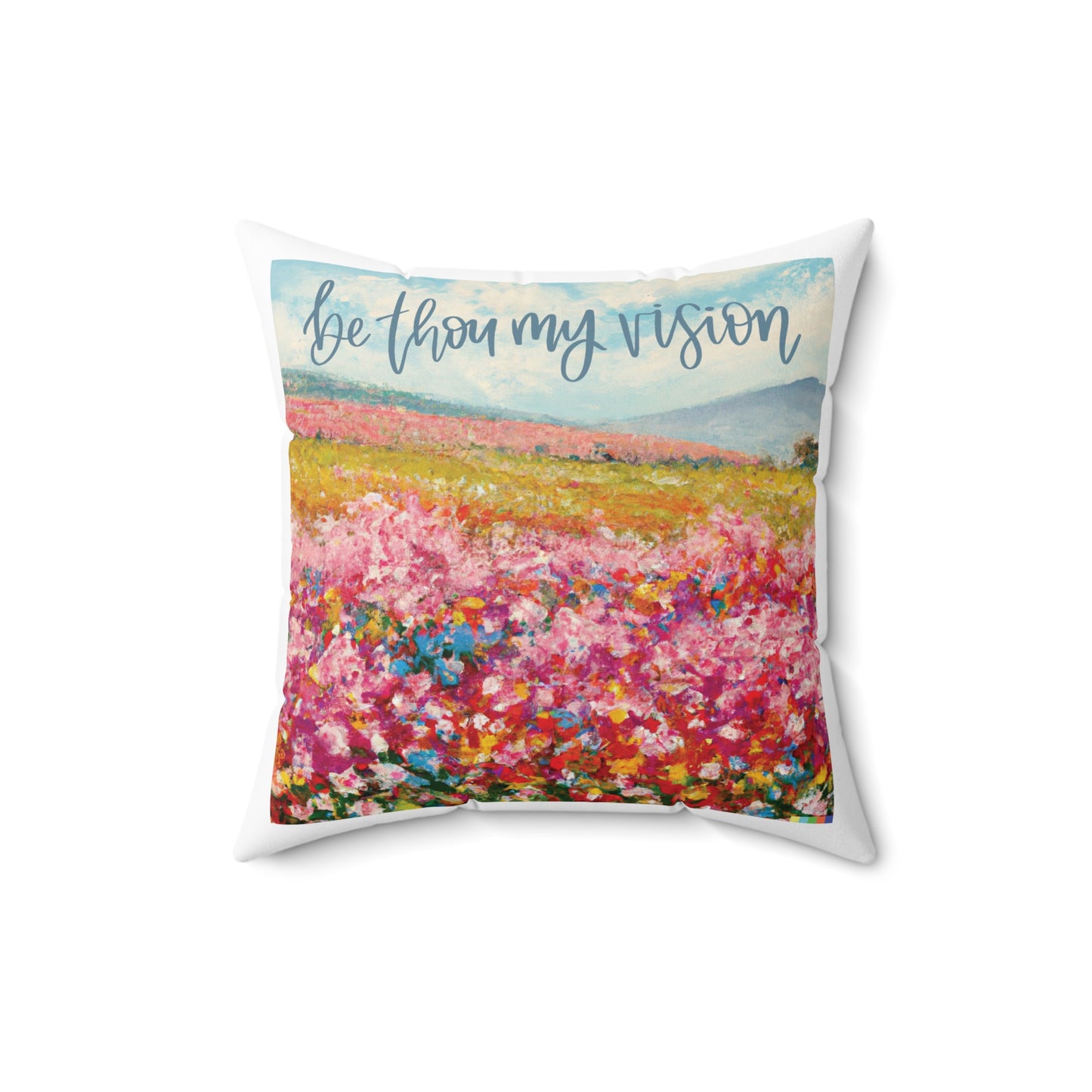 Be Thou My Vision Square Pillow