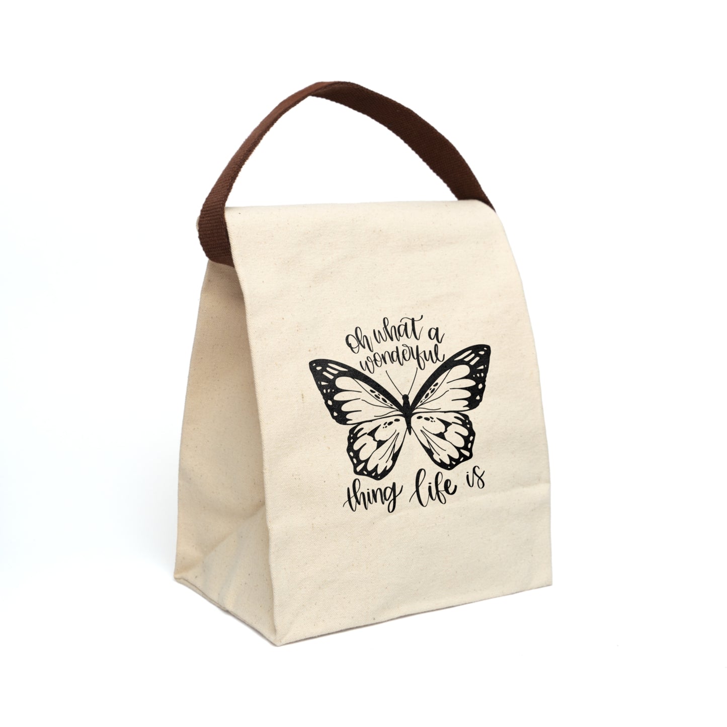 Wonderful Life Canvas Lunch Bag