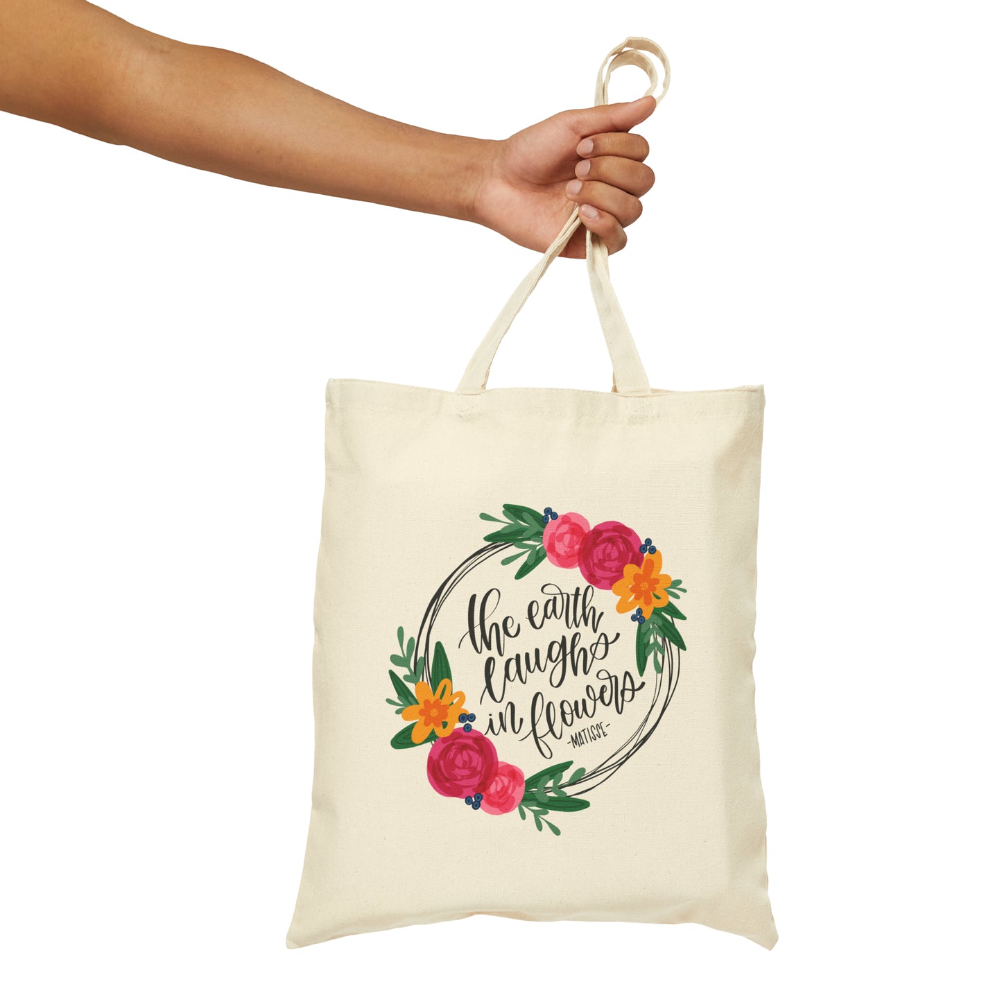 The Earth Laughs in Flowers Tote Bag