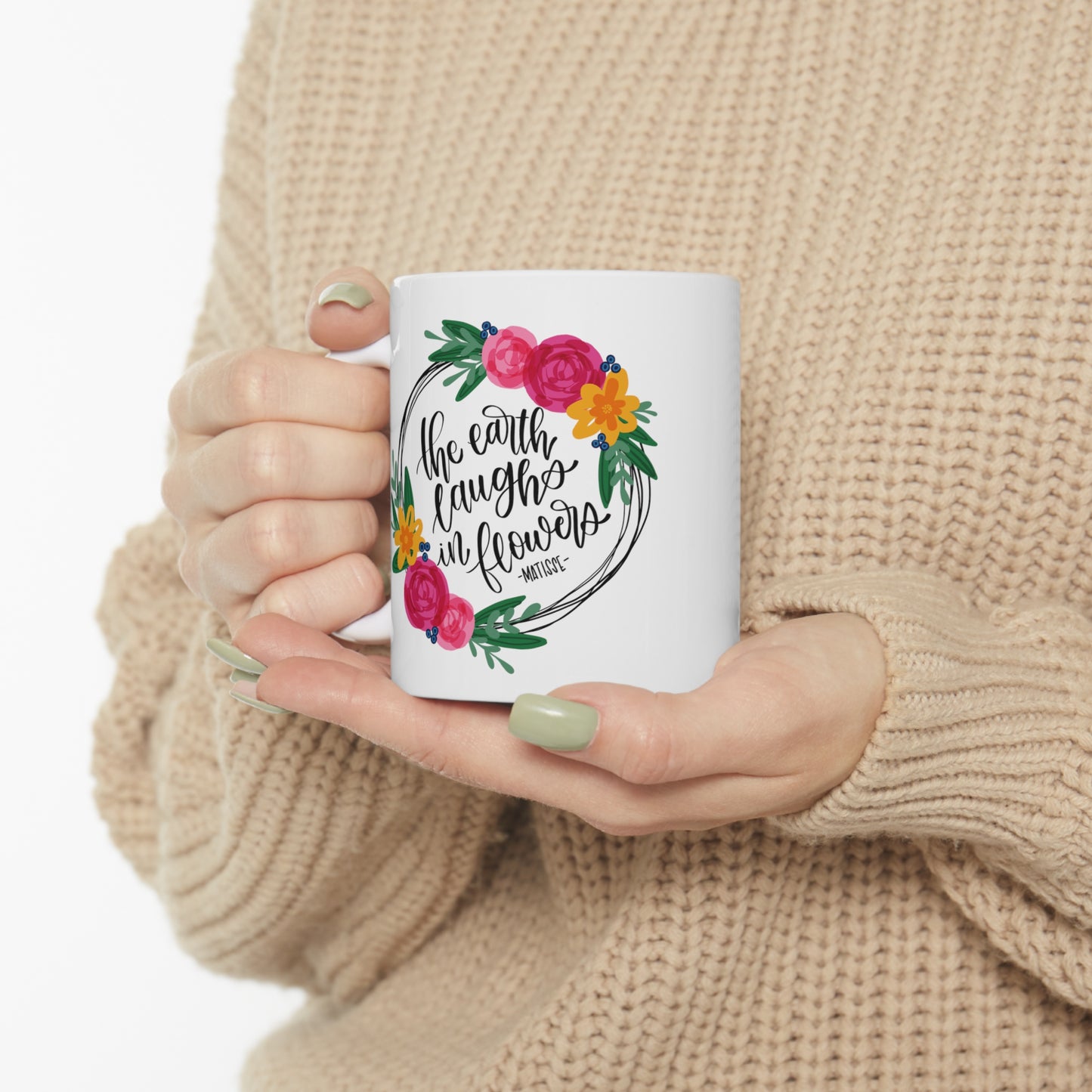 The Earth Laughs In Flowers Mug