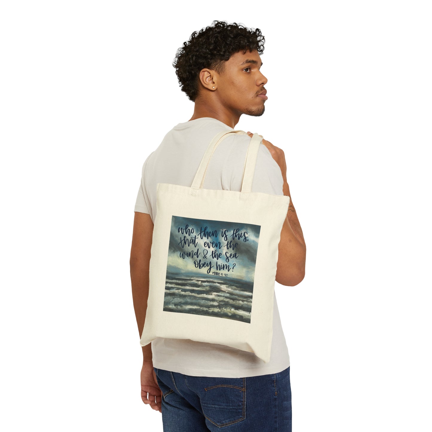 Who Then Is This Cotton Canvas Tote Bag